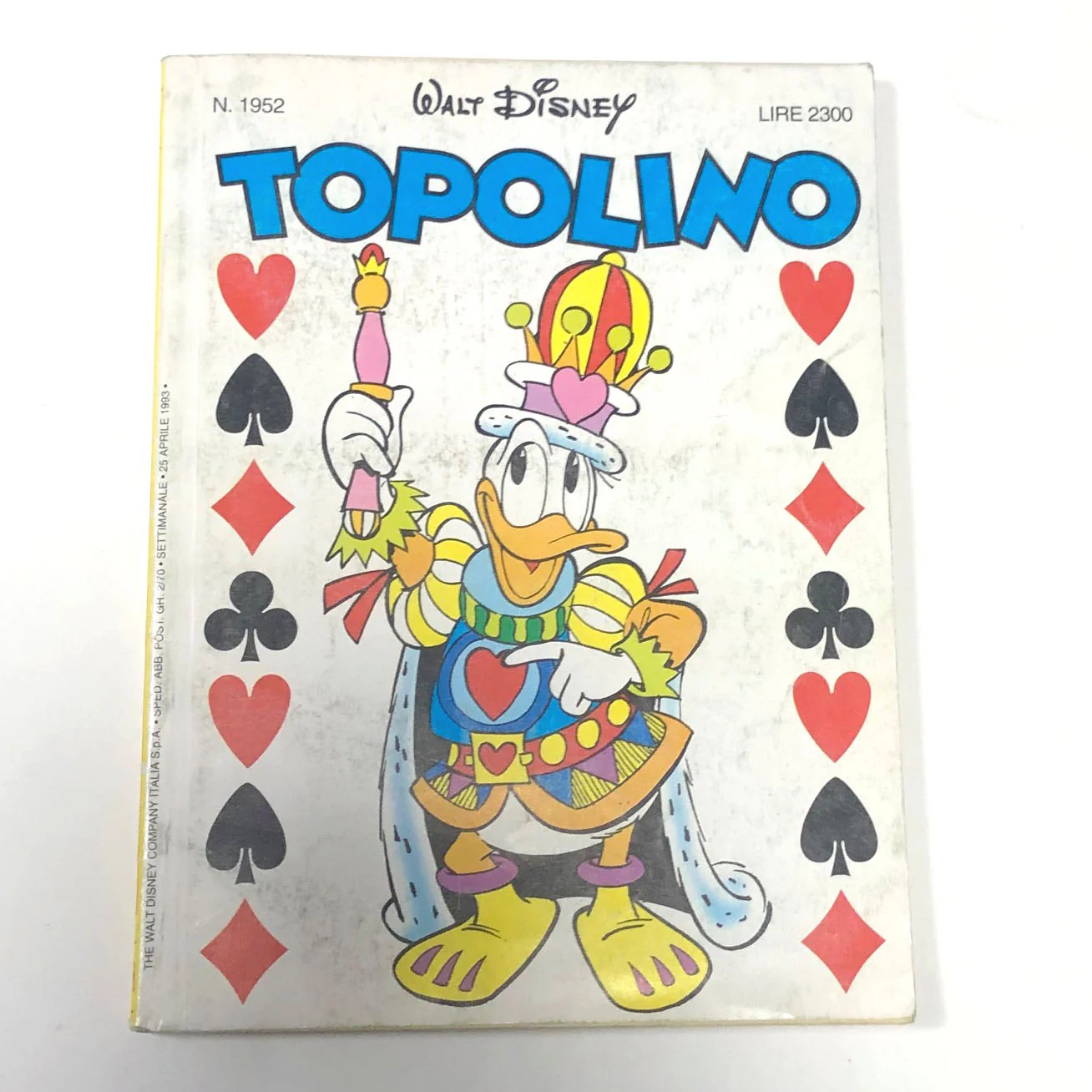 Set 4 Fumetti di TOPOLINO da Collezione con gadget Carte da gioco Poker Modiano - Image 3