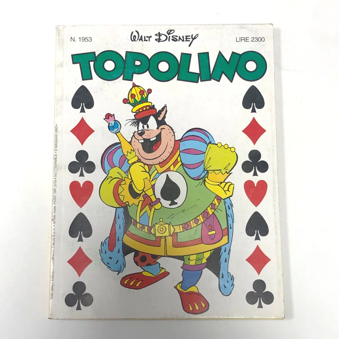 Set 4 Fumetti di TOPOLINO da Collezione con gadget Carte da gioco Poker Modiano - Image 4