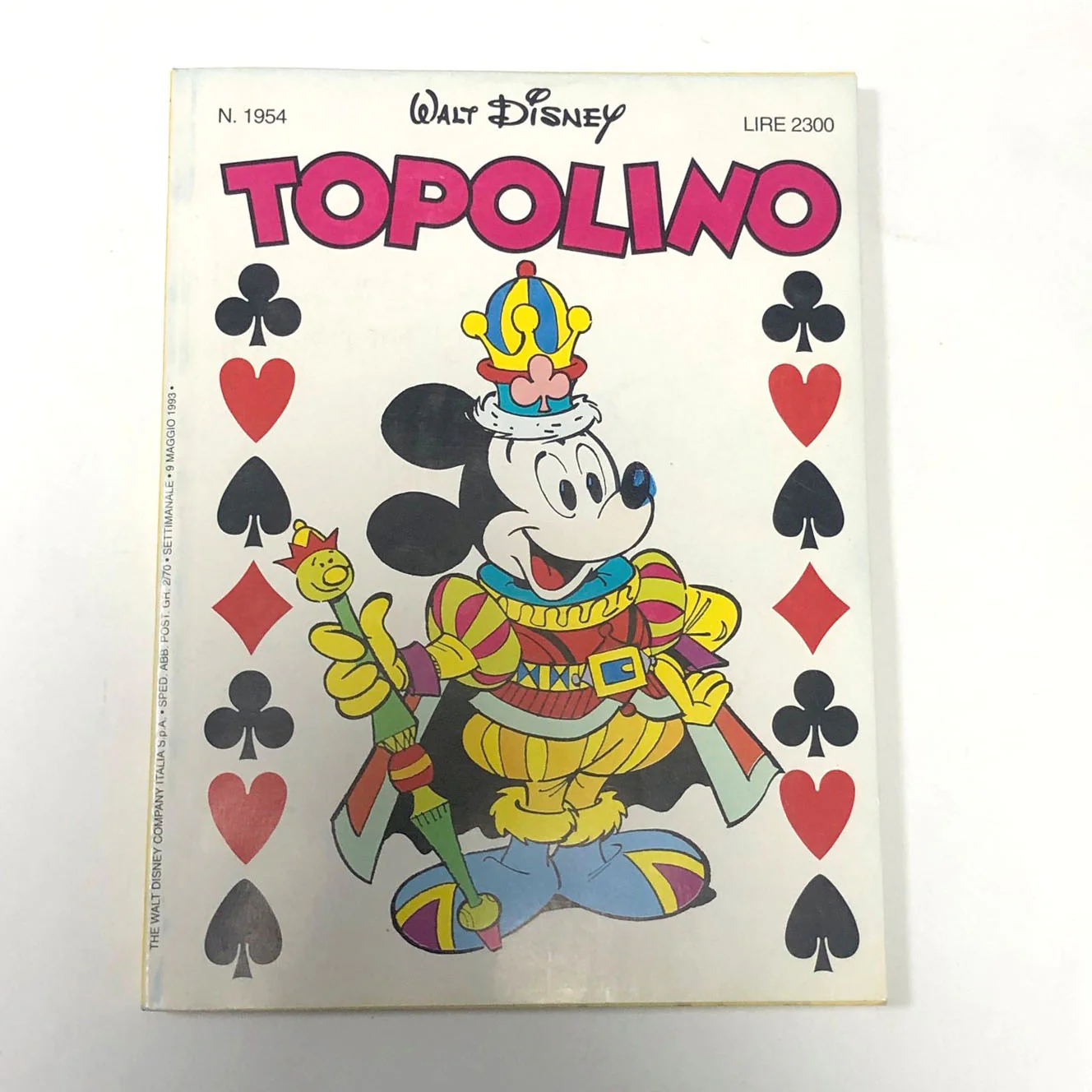 Set 4 Fumetti di TOPOLINO da Collezione con gadget Carte da gioco Poker Modiano - Image 5