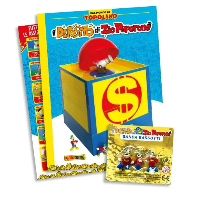 Set 6 Collezione di TOPOLINO IL DEPOSITO DI ZIO PAPERONE Completo Gadget Disney - Image 9