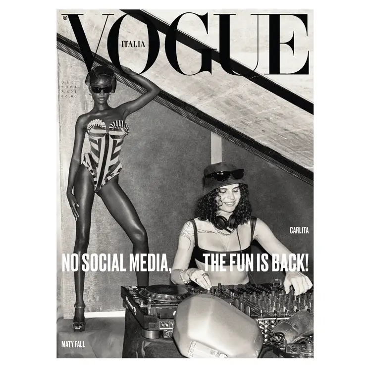 Rivista VOGUE ITALIA Dicembre 2024 - 6 Copertine da Collezione per Anniversario 60 anni