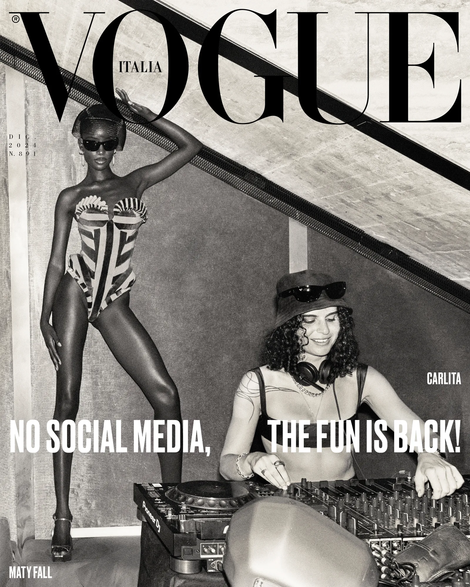 Rivista VOGUE ITALIA Dicembre 2024 - 6 Copertine da Collezione per Anniversario 60 anni - Image 7