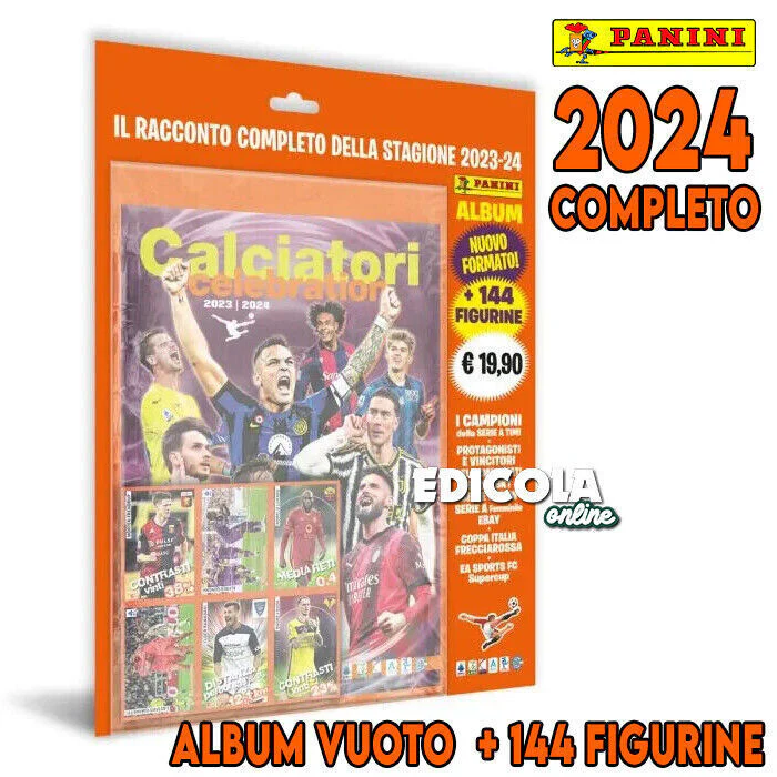 Set Album Completo di Calciatori CELEBRATION PANINI 2023-24 2024 Update Figurine - Image 4