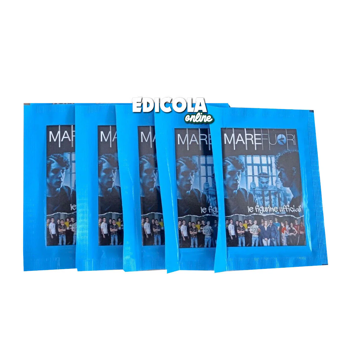 Set Album di MARE FUORI e Bustine di Figurine Sticker TV Starter Pack Rai 2023 - Image 4