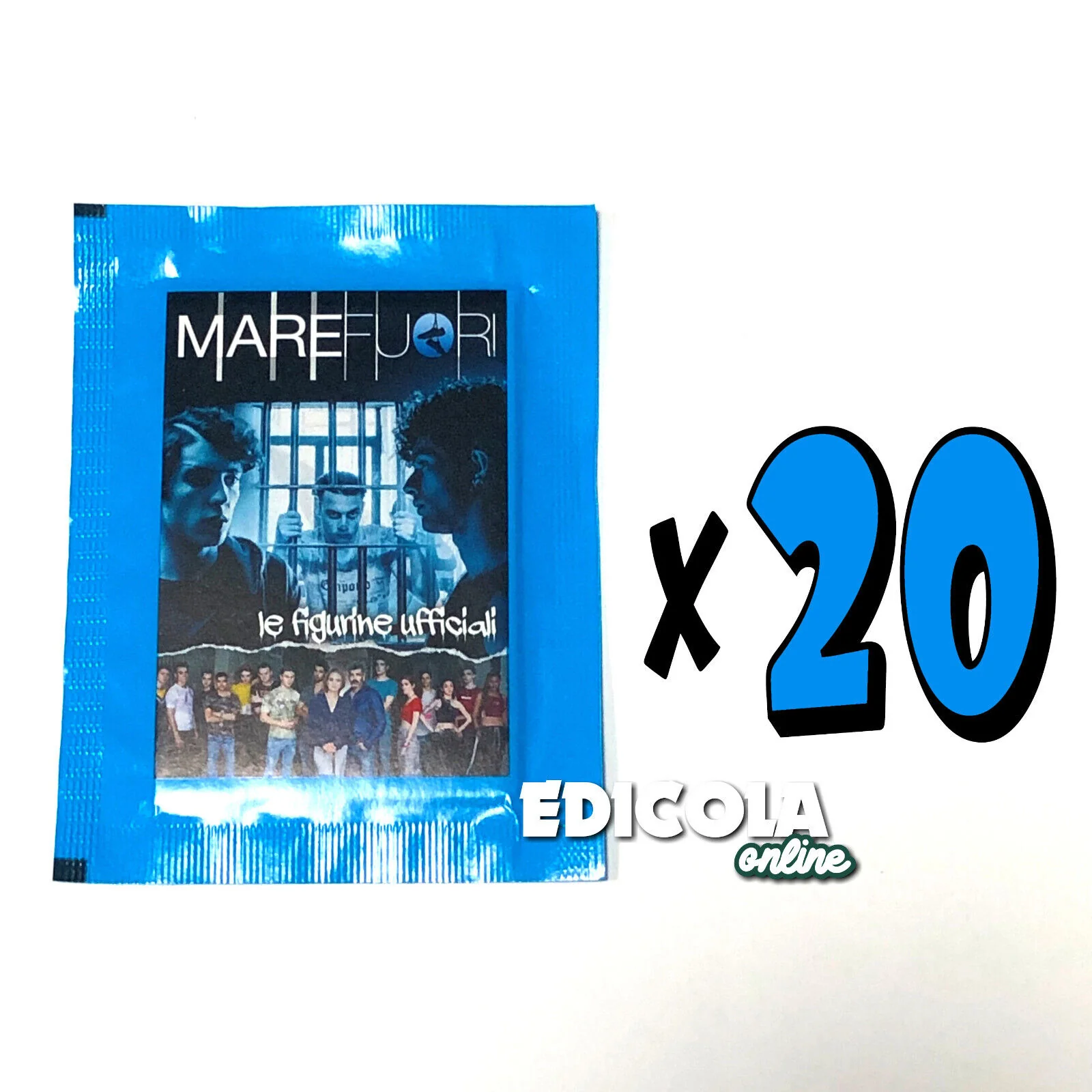 Set Album di MARE FUORI e Bustine di Figurine Sticker TV Starter Pack Rai 2023 - Image 6