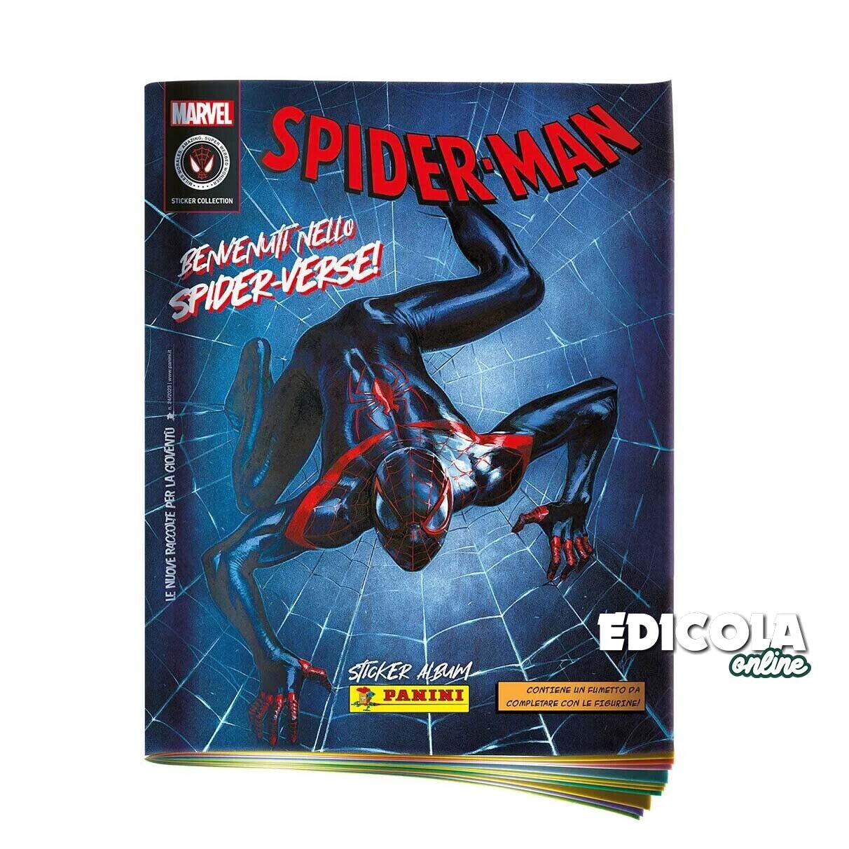 Set Album di SPIDER-MAN Spiderverse e Bustine di Figurine MARVEL Starter Pack - Image 7