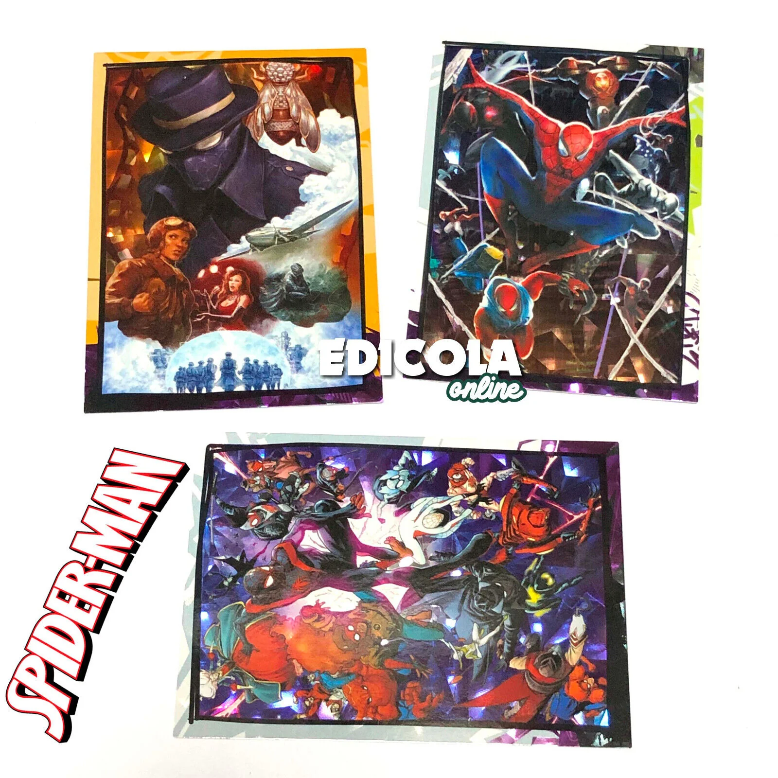 Set Album di SPIDER-MAN Spiderverse e Bustine di Figurine MARVEL Starter Pack - Image 8