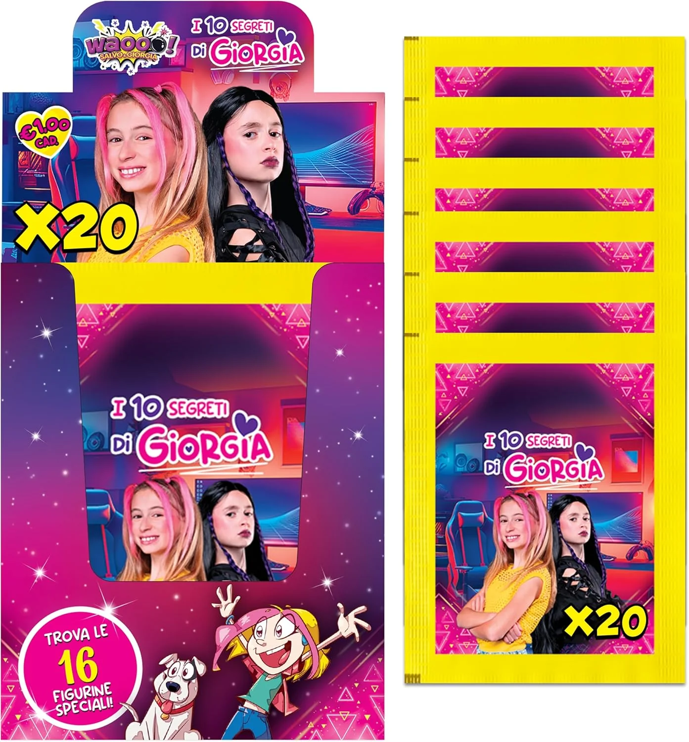 Set Album e/o Bustine di Figurine i 10 Segreti di GIORGIA Sticker 2026 Waooo! Salvo e Giorgia - Image 8