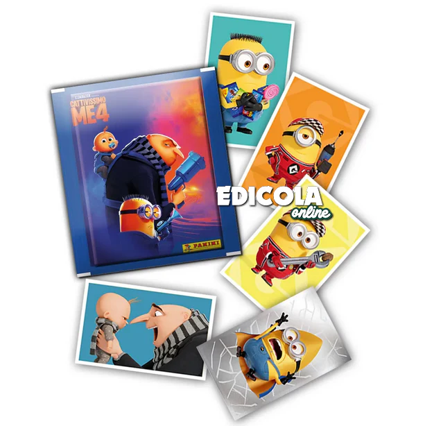 Set Album e/o Bustine di Figurine Panini Sticker CATTIVISSIMO ME 4 il Film 2024 - Image 3