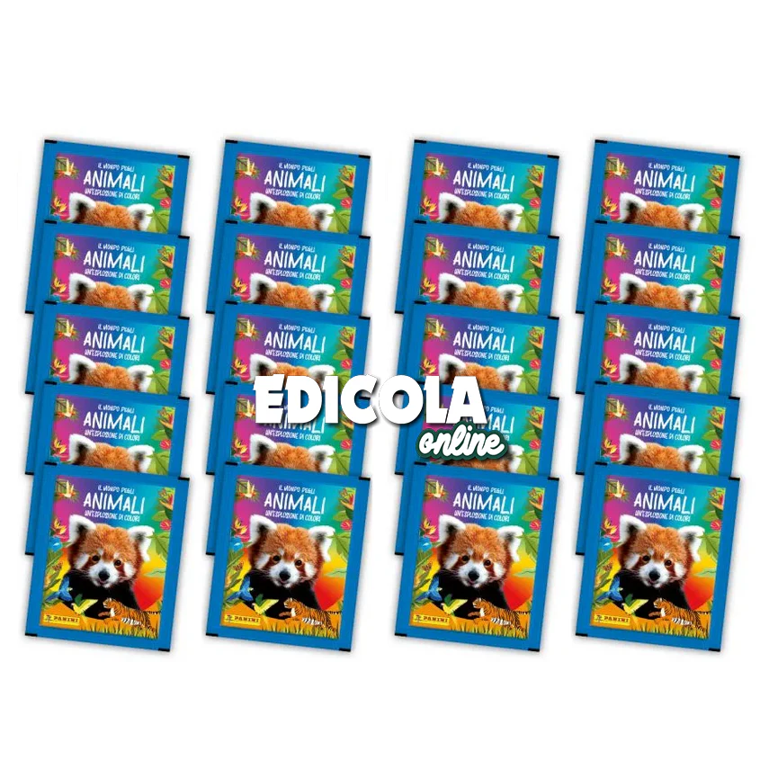 Set Album e/o Bustine di Figurine Panini Sticker Il mondo degli ANIMALI - Un'esplosione di colori - Image 3
