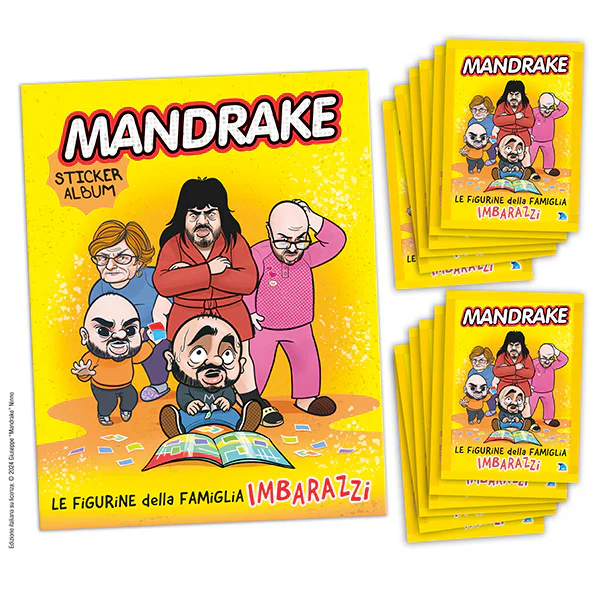 Set Album e/o Bustine di Figurine Sticker della Famiglia Imbarazzi Mandrake 2024 - Image 6