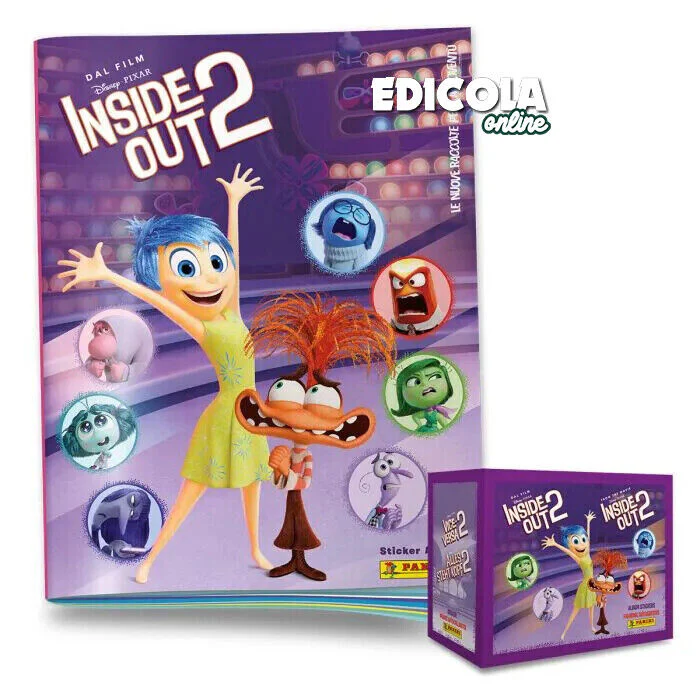 Set Album e/o Bustine di Figurine Sticker INSIDE OUT 2 Film Disney 2024 Panini