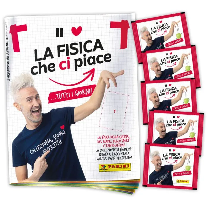 Set Album e/o Bustine di Figurine Sticker LA FISICA CHE CI PIACE… TUTTI I GIORNI!