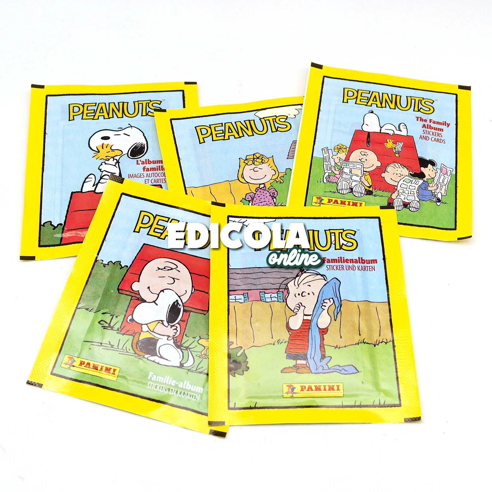 Set Album e/o Bustine di Figurine Sticker PEANUTS Snoopy Linus Charlie Brown - Image 3