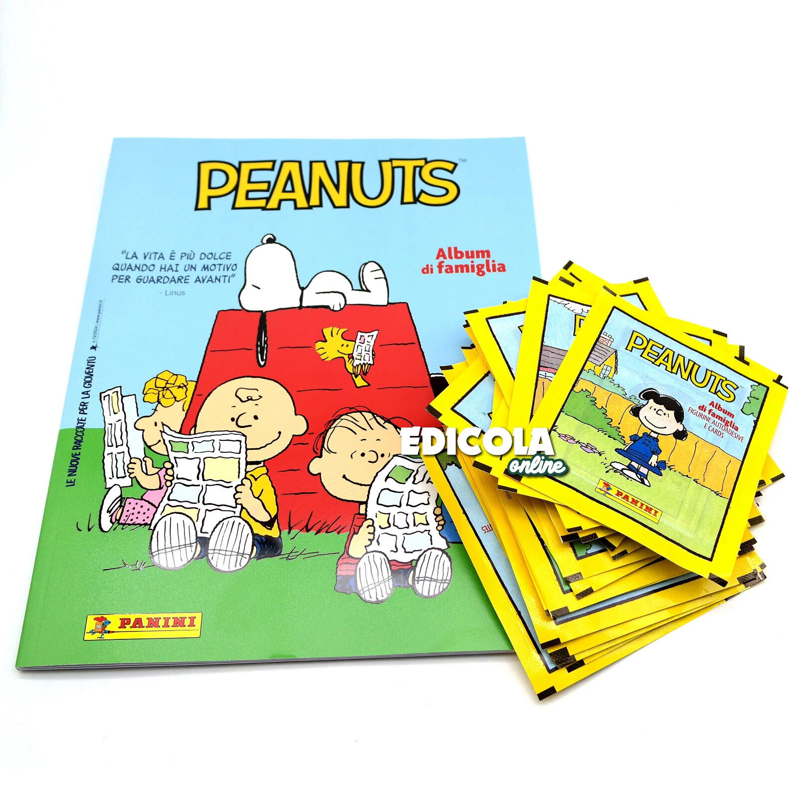 Set Album e/o Bustine di Figurine Sticker PEANUTS Snoopy Linus Charlie Brown - Image 7