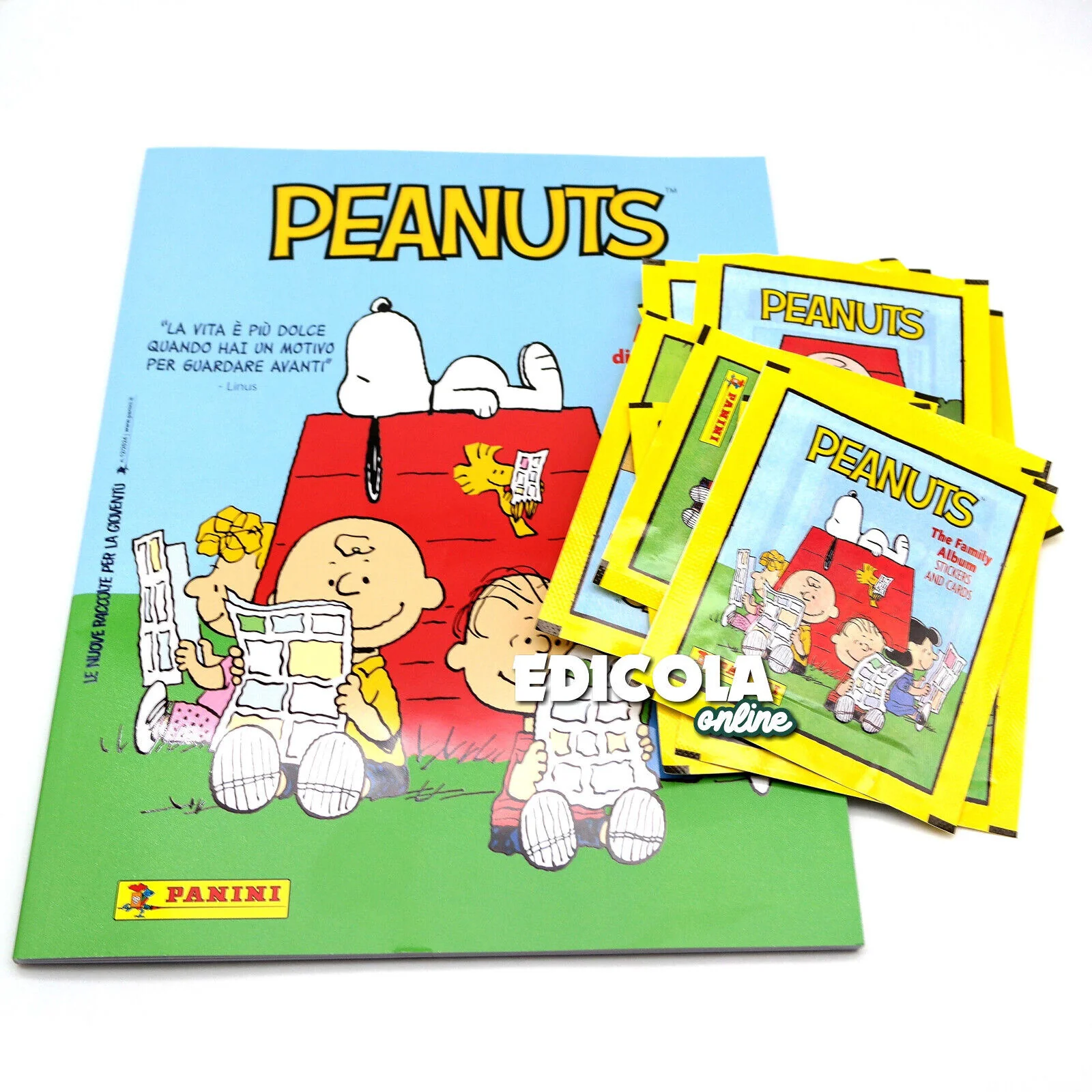 Set Album e/o Bustine di Figurine Sticker PEANUTS Snoopy Linus Charlie Brown - Image 8