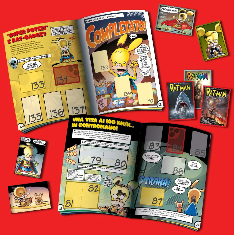 Set Album e/o Bustine di Figurine Sticker RAT-MAN Ratman - Image 2