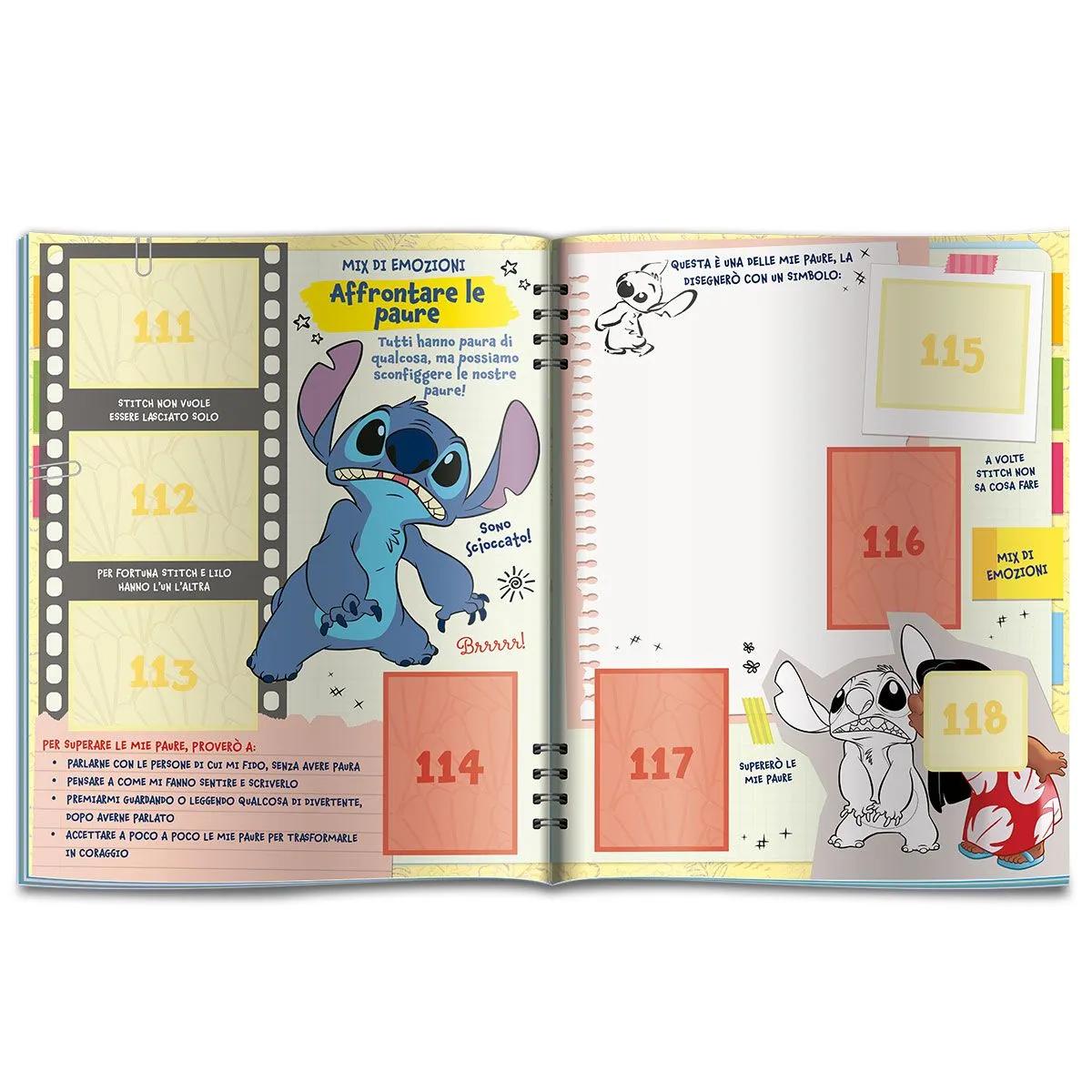 Set Album e/o Bustine di Figurine STITCH Disney Super Scrapbook Sticker 2026 - Image 2