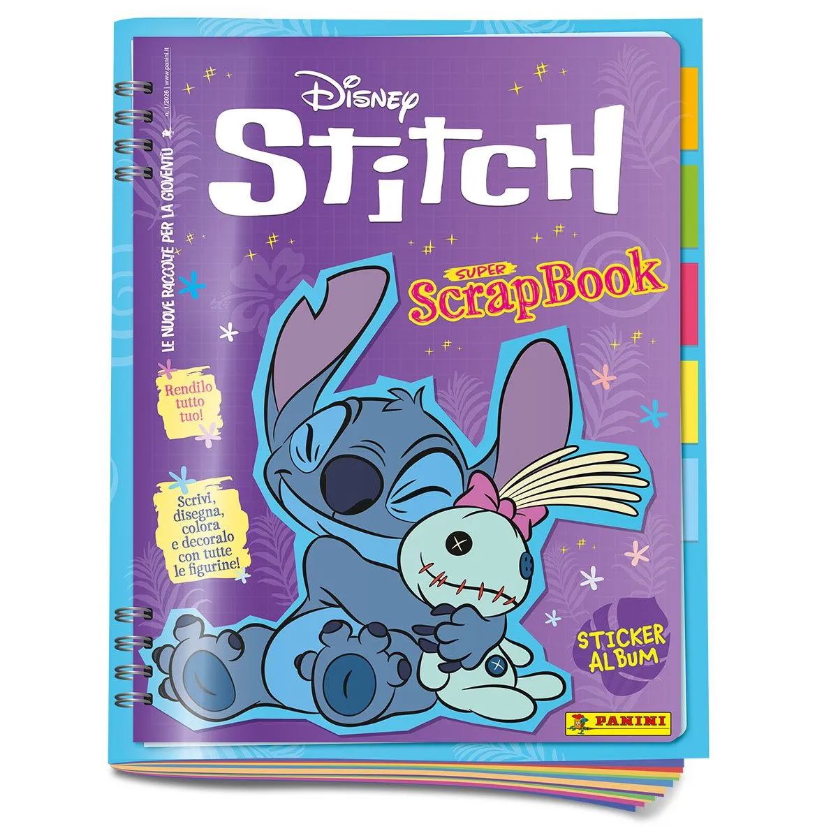 Set Album e/o Bustine di Figurine STITCH Disney Super Scrapbook Sticker 2026 - Image 3