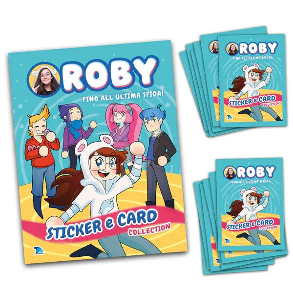 Set Album e/o Bustine Figurine STICKER e CARD di ROBY Collection Youtuber 2024 - Image 5