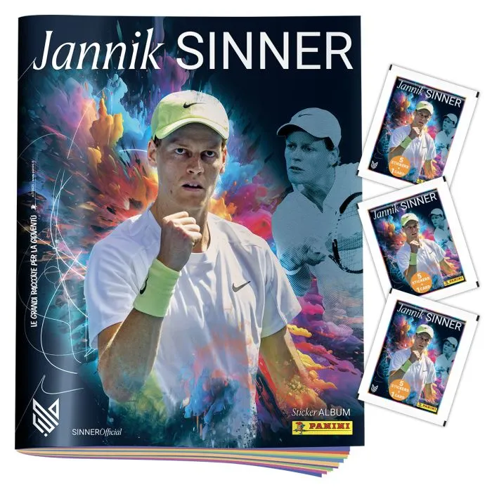 Set Album e/o Bustine Jannik Sinner - Panini 2025