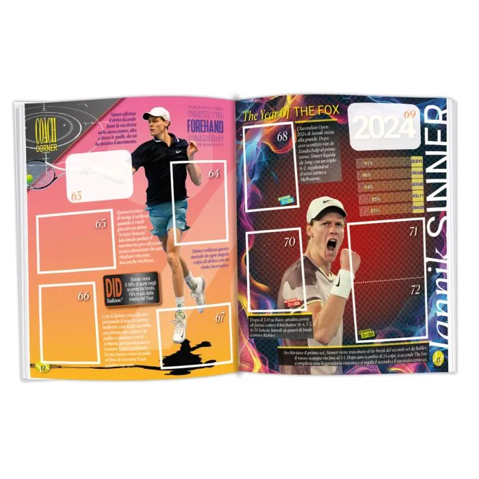 Set Album e/o Bustine Jannik Sinner - Panini 2025 - Image 2