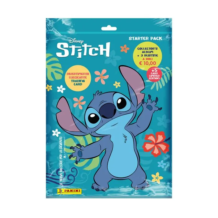 Starter Pack Panini DISNEY STITCH Divertimento luccicante Trading Card Collection - Image 4