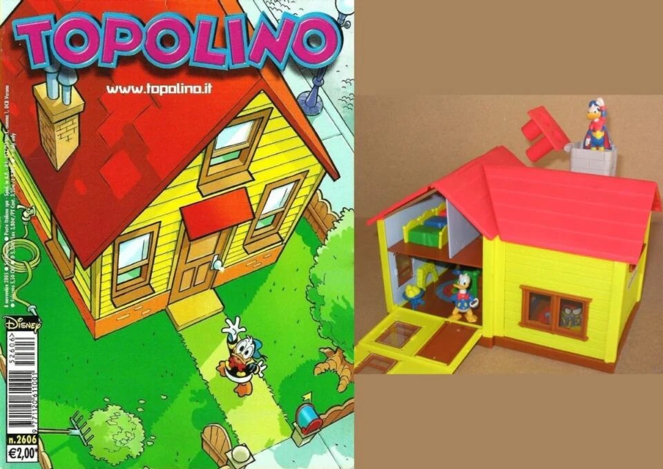 Set Completo 5/5 : LA CASA DI ZIO PAPERINO con Fumetti di Topolino e Paperinik 2005 - Image 2