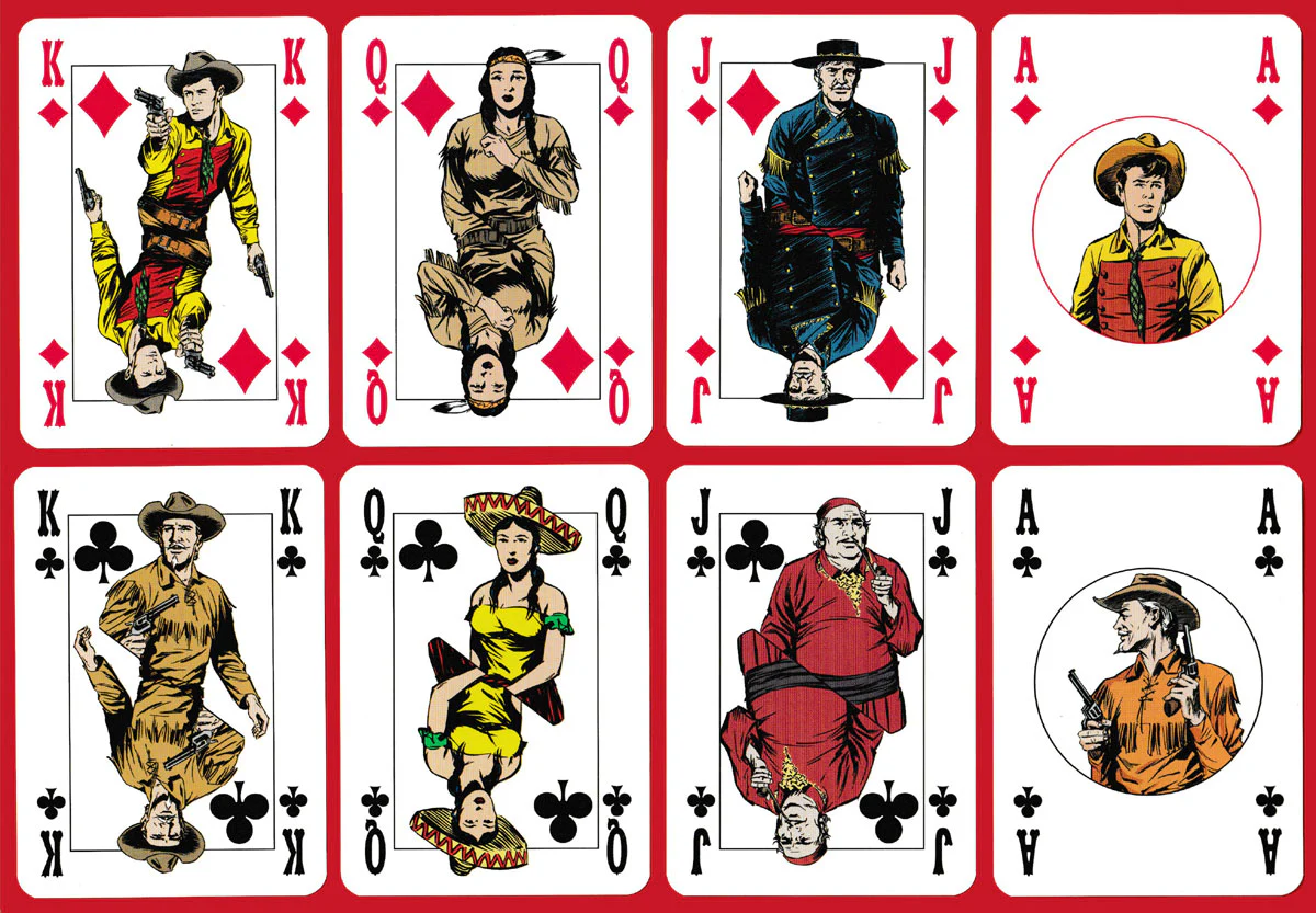 Set Completo Carte da Gioco TEX 4/4 Sigillato con Fumetti - Image 3