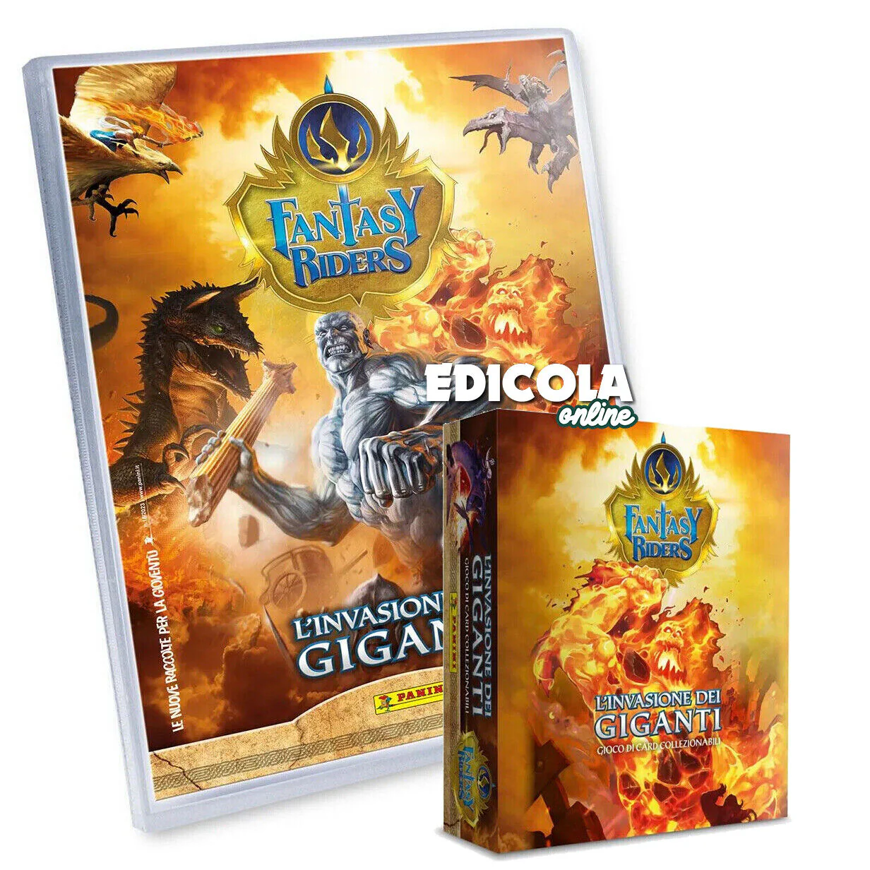 Set Fantasy Riders L'Invasione dei Giganti Trading Card Cards Game Carte Bustine - Image 6