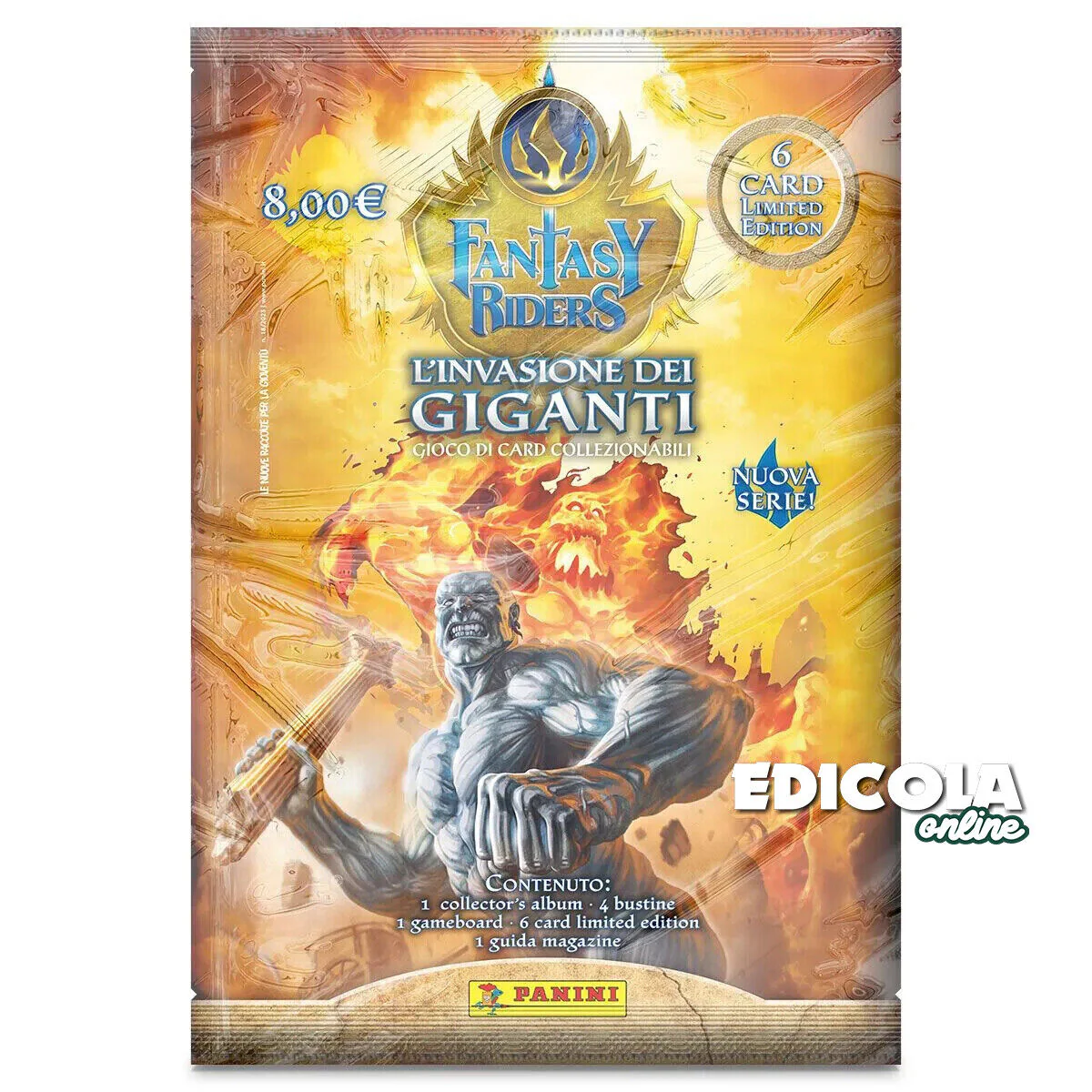 Set Fantasy Riders L'Invasione dei Giganti Trading Card Cards Game Carte Bustine - Image 7