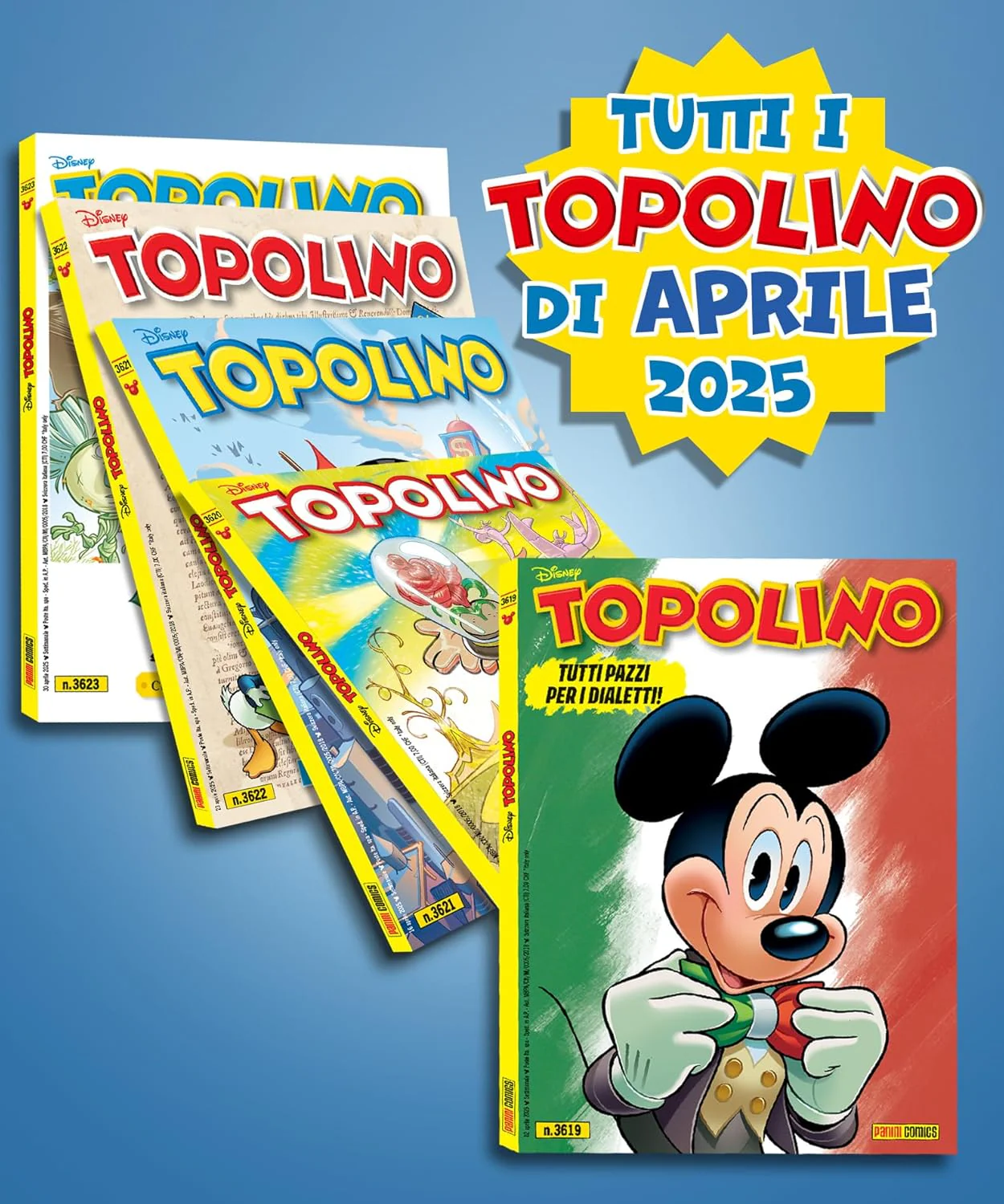 Set fumetti TOPOLINO - Pack Aprile 2025