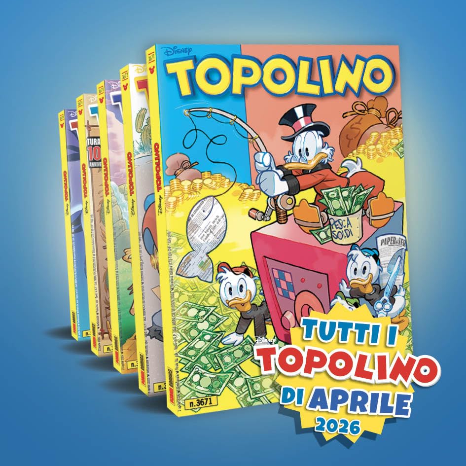 Set fumetti TOPOLINO - Pack Aprile 2026
