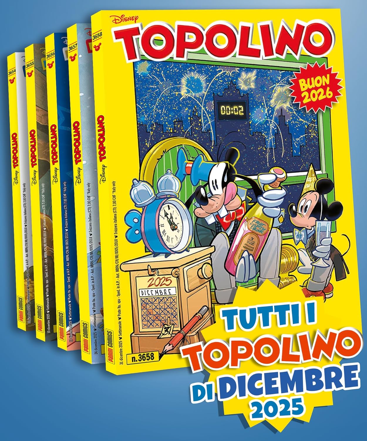 Set fumetti TOPOLINO - Pack Dicembre 2025