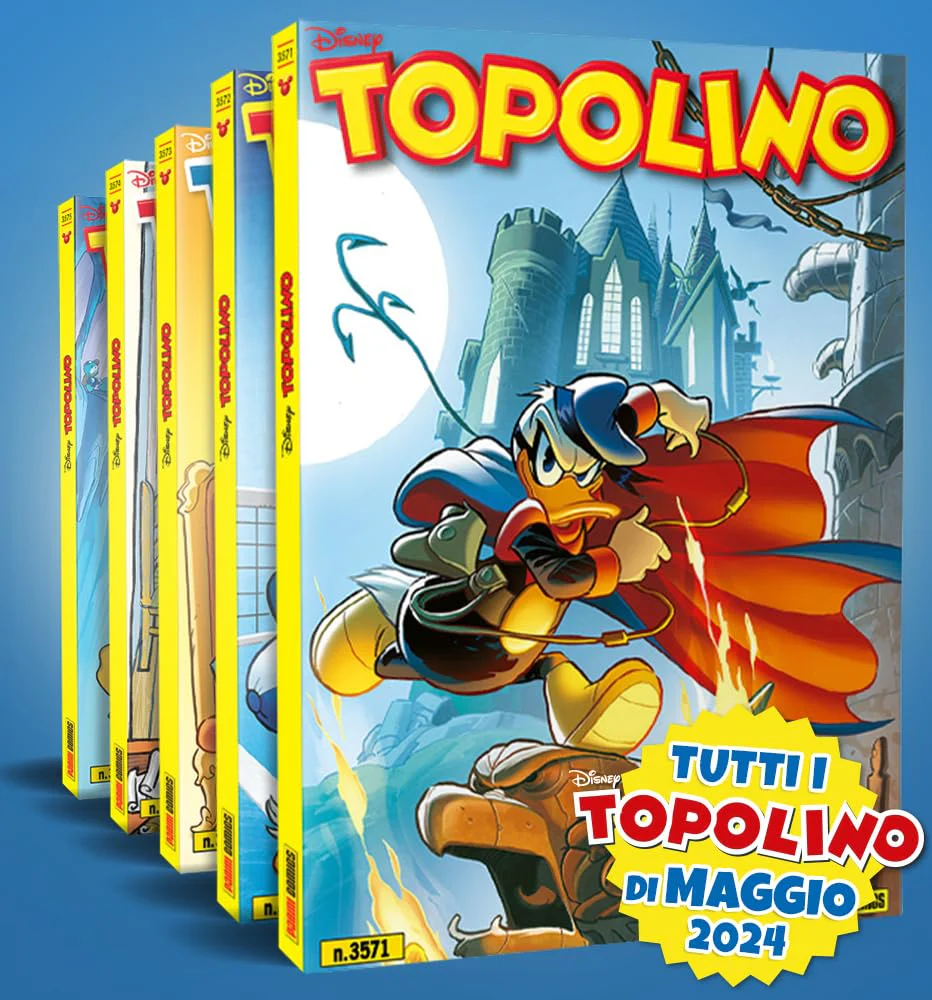 Set fumetti TOPOLINO - Pack Maggio 2024