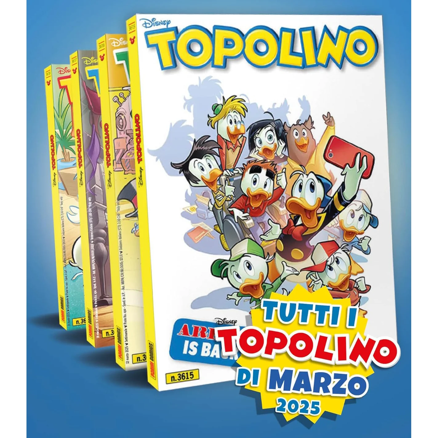 Set fumetti TOPOLINO - Pack Marzo 2025