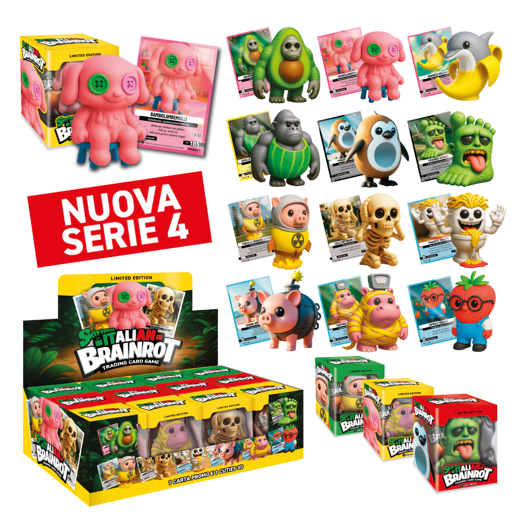 Skifidol Italian Brainrot - Serie 4 Cuties 3D 2026