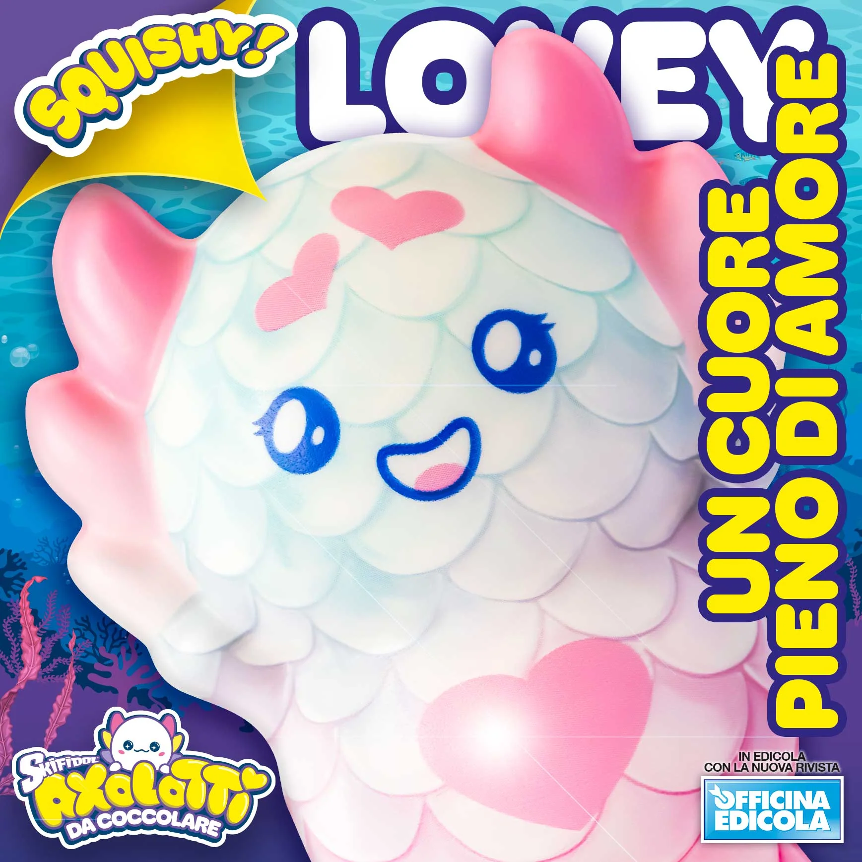 Skifidol Squishy ! Axolotti da coccolare morbidi da schiacciare - Image 6