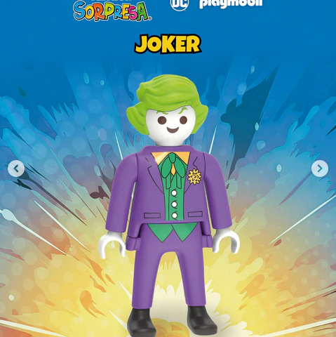 Sorpresa KINDER Playmobil - Supereroi DC Batman Joker Superman Serie Completa - Image 12