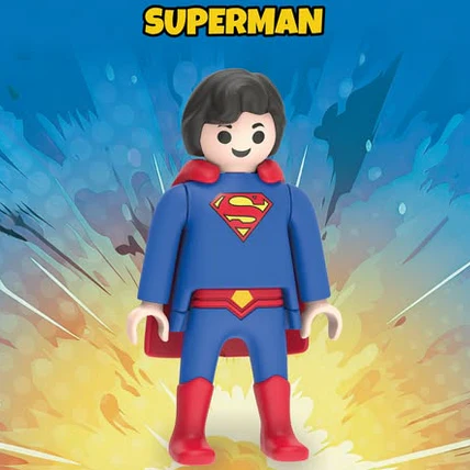 Sorpresa KINDER Playmobil - Supereroi DC Batman Joker Superman Serie Completa - Image 17