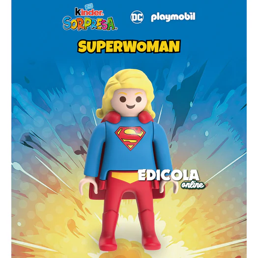 Sorpresa KINDER Playmobil - Supereroi DC Batman Joker Superman Serie Completa - Image 7
