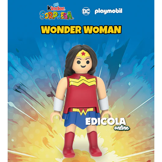 Sorpresa KINDER Playmobil - Supereroi DC Batman Joker Superman Serie Completa - Image 9