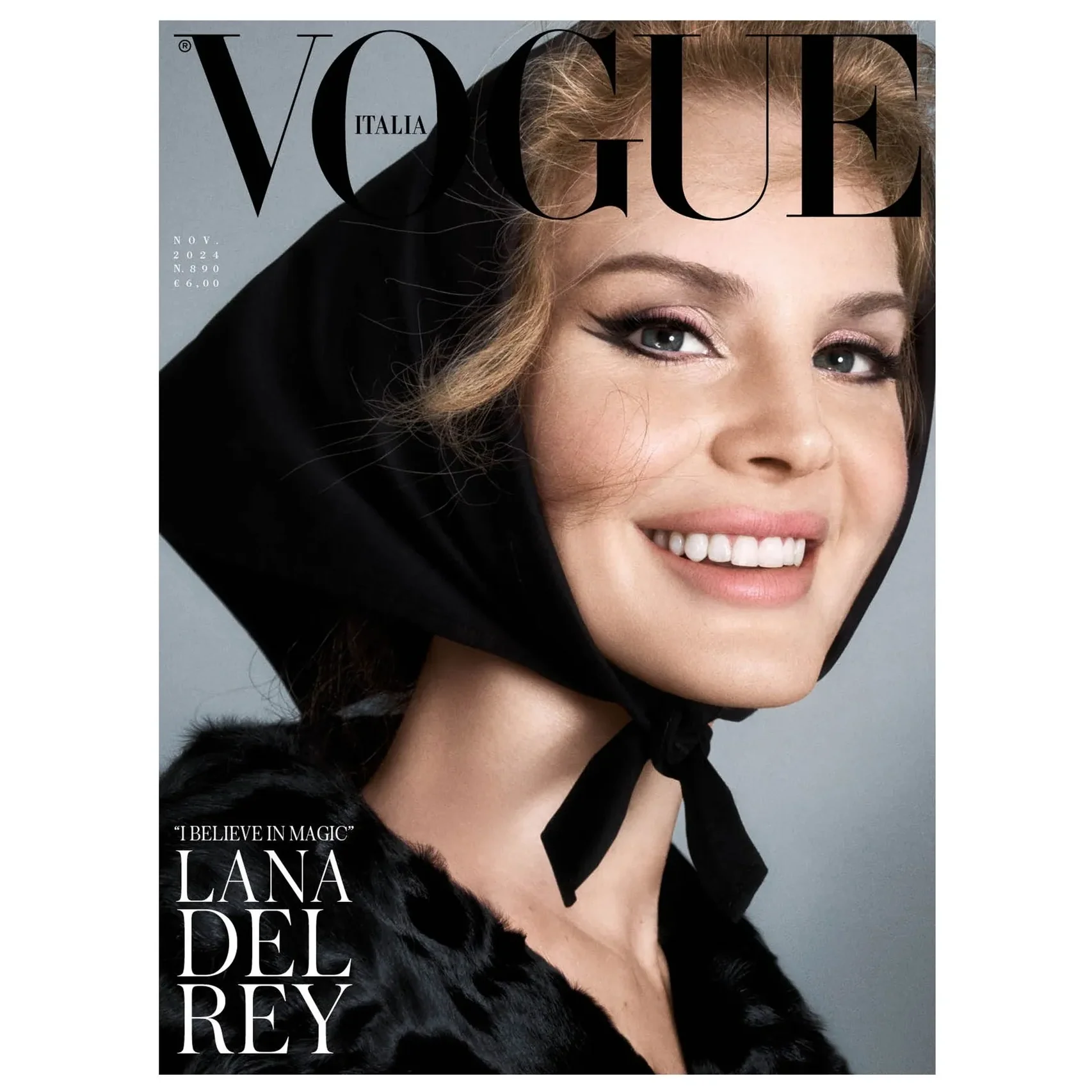 Rivista VOGUE ITALIA - Novembre 2024 Copertina dedicata a Lana Del Rey