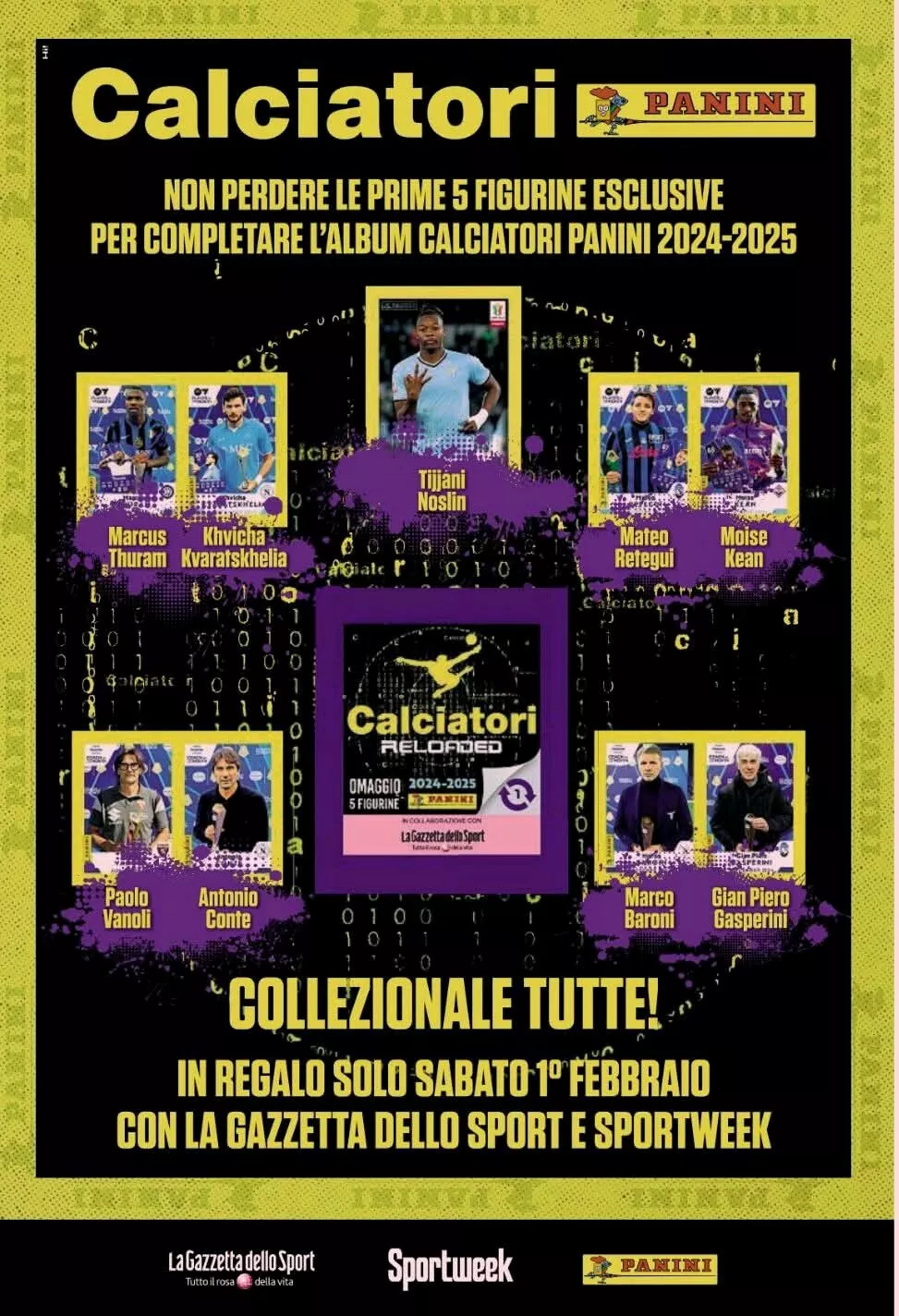 RELOADED Calciatori Panini 2024/25 - Prima Seconda Terza Uscita - Sportweek e/o Guerin Sportivo - Image 6