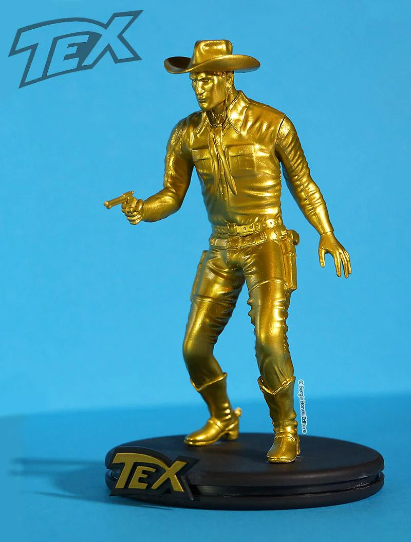 Super Tex Edizione Speciale con Statua 3D GOLD - Speciale Lucca Comics 2017 - Image 3