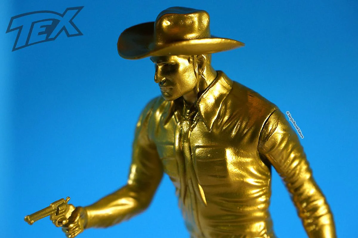 Super Tex Edizione Speciale con Statua 3D GOLD - Speciale Lucca Comics 2017 - Image 4