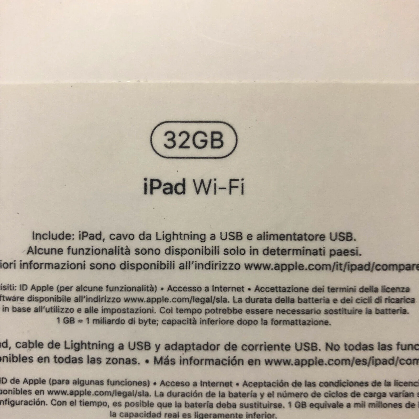 Tablet Apple iPad 5  Ricondizionato Display 9.7" pollici 32GB Grigio wifi - Image 9