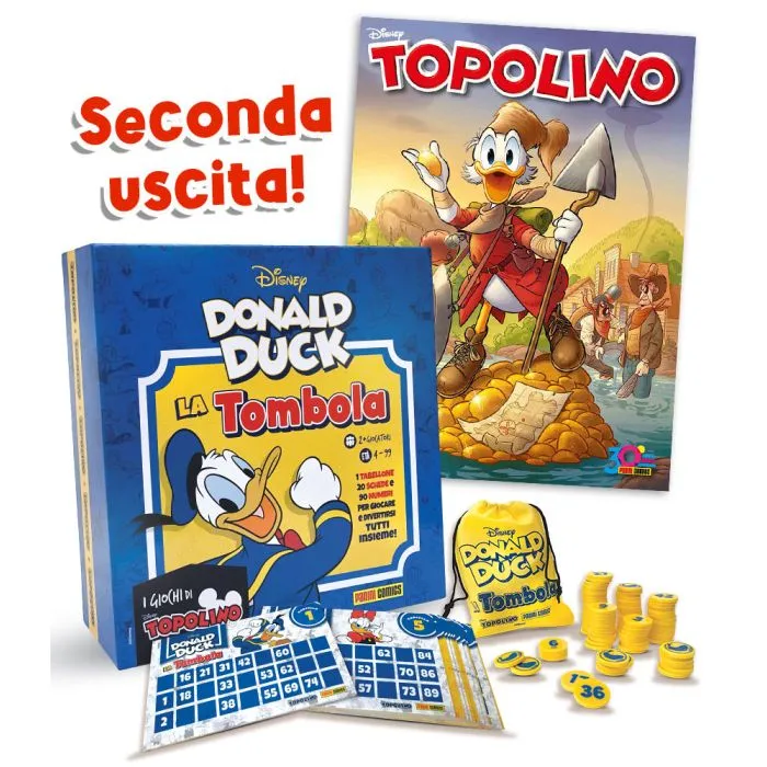 Set Completo 2/2 - Tombola di Paperino Donald Duck 90 + fumetti di Topolino 3600 + 3601 - Image 4