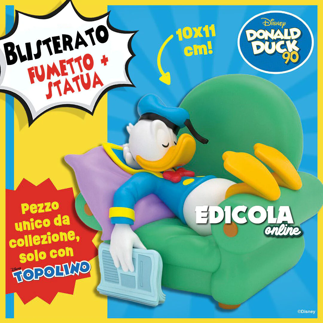 TOPOLINO 3576 da Collezione con Statua Paperino 90 Blisterato - Image 2