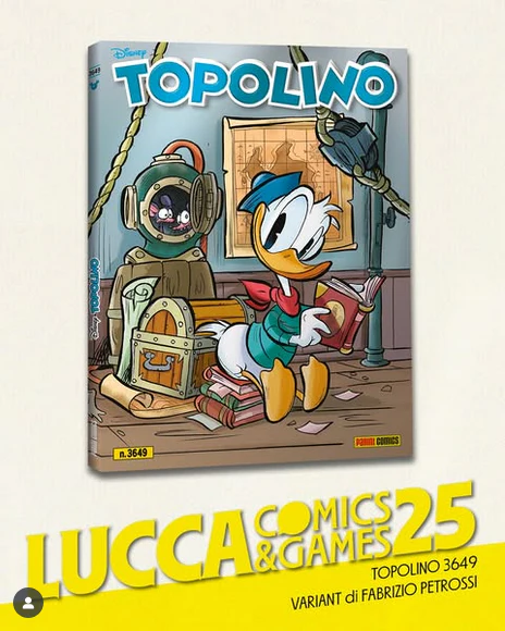 Topolino 3649 Variant Cover Lucca Comics & Games 2025